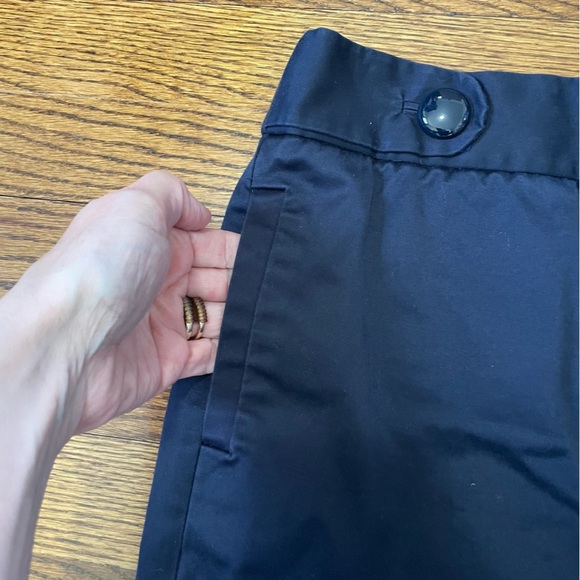 J.Crew Navy Pencil Skirt Classic Style Size 12 - Picture 5 of 10